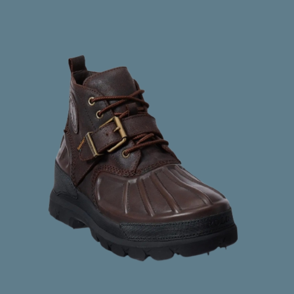 *NWOT Polo Ralph Lauren Boxed Oslo High Waterproof Leather-Suede Boot - Picture 5 of 5